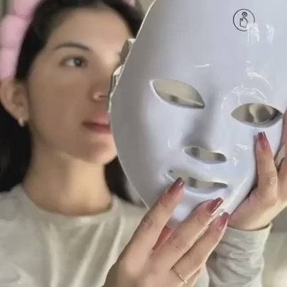 Maschera Viso LED a 7 colori per una pelle senza imperfezioni in poche settimane.